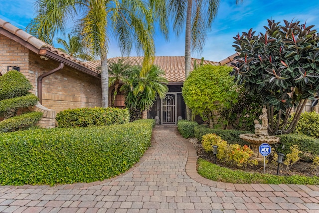 view of front of home