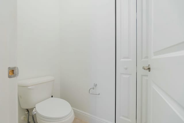 bathroom with toilet