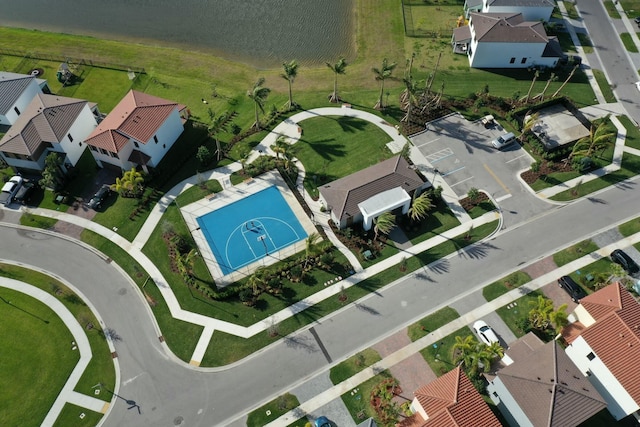 drone / aerial view featuring a residential view