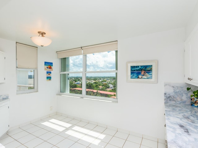 view of tiled empty room