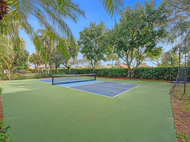 view of sport court