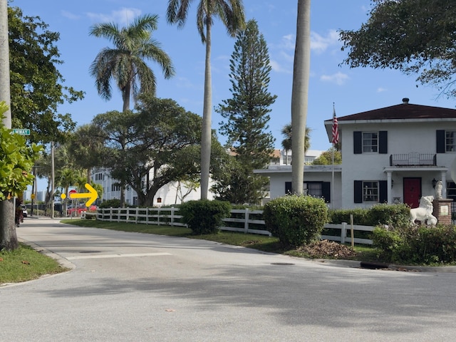 view of road