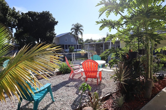 exterior space with a patio area