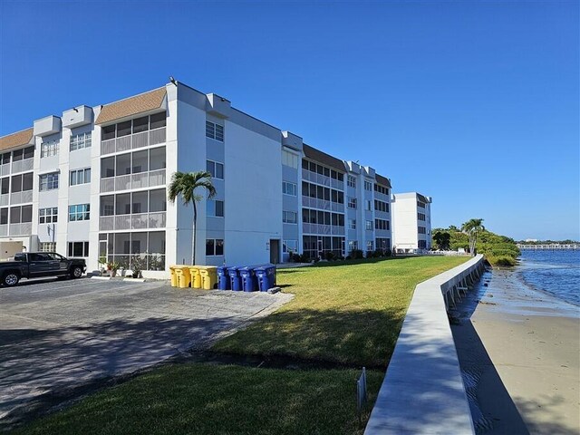 view of property featuring a water view