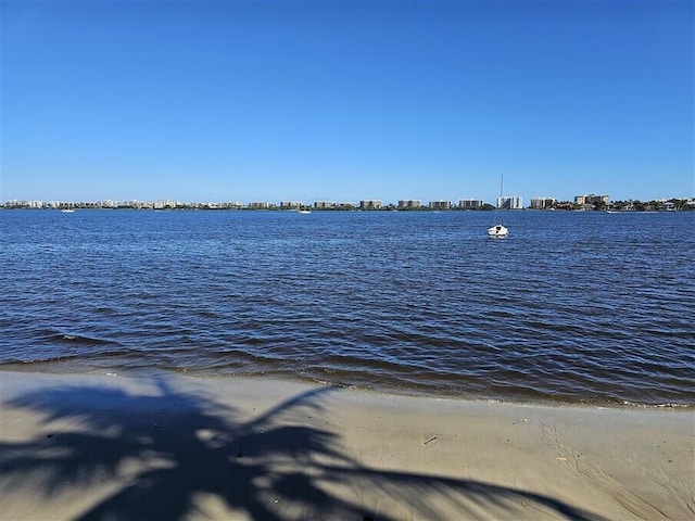 water view featuring a view of the beach