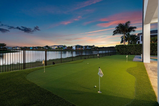 view of property's community featuring a water view