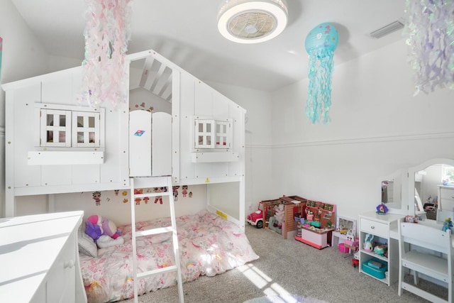 bedroom featuring carpet flooring