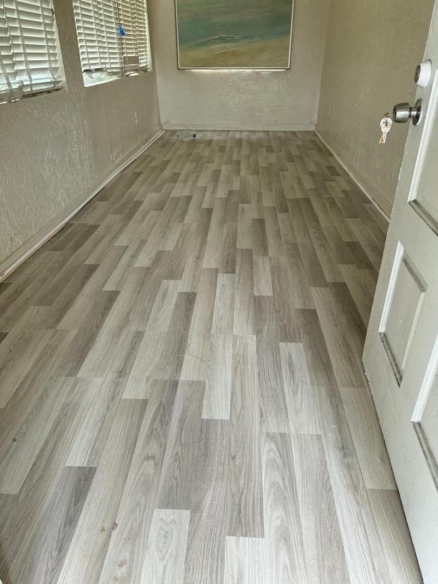 interior space featuring wood-type flooring