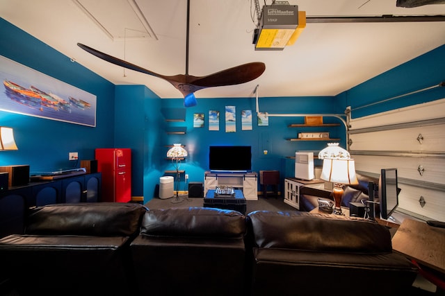 7551 Monticello Way, Boynton Beach, FL 33437 - living room with attic access