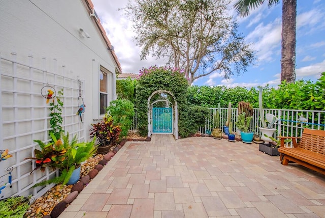 view of patio