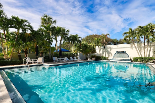 view of swimming pool