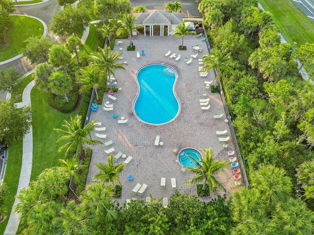 community pool featuring a patio