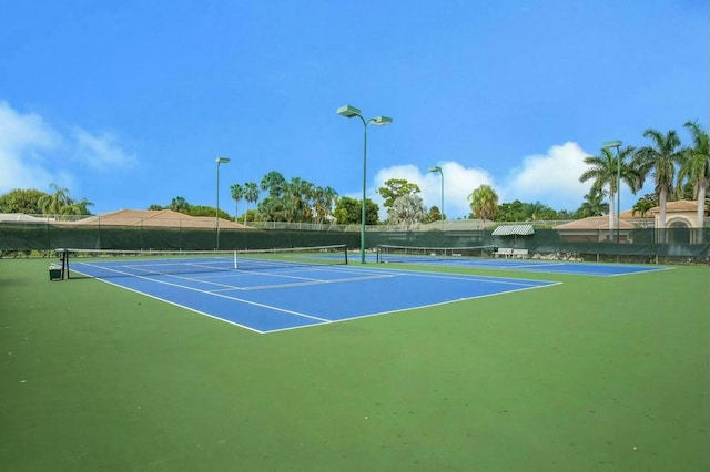 view of sport court