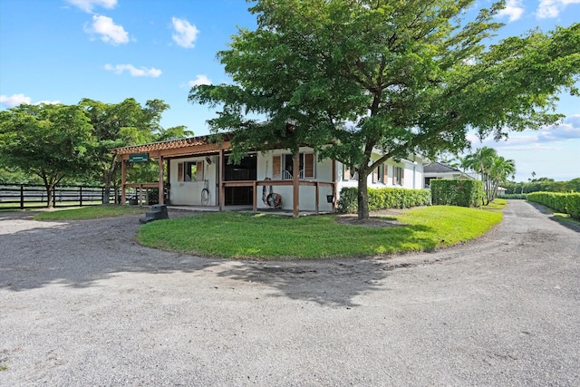 view of front of home