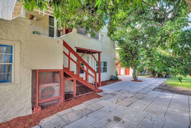 view of patio / terrace with ac unit