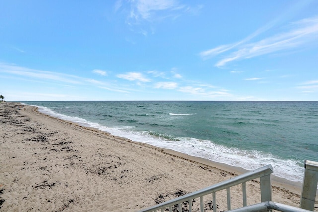 water view with a beach view