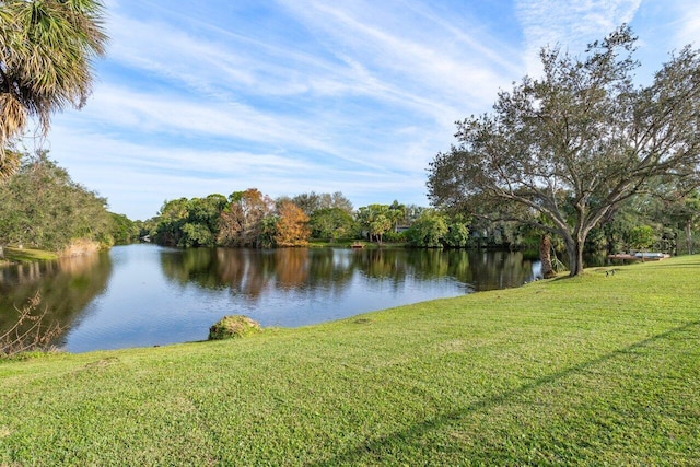 property view of water