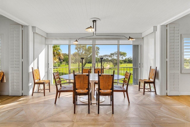 sunroom / solarium with plenty of natural light