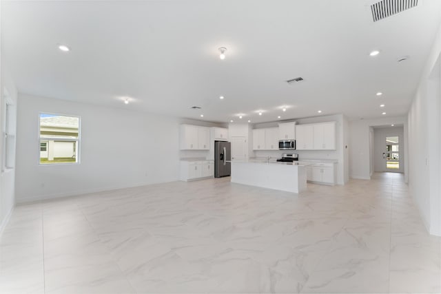 view of unfurnished living room