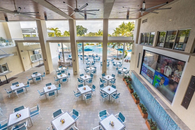 view of community lobby