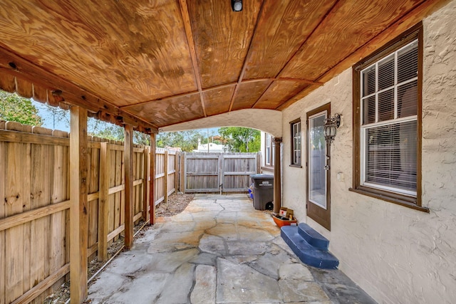 view of patio