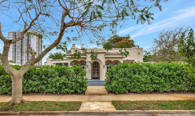 view of front of home