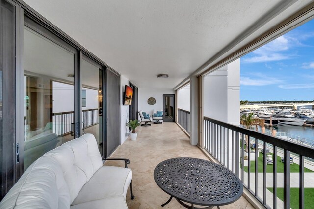400 N Flagler Dr Unit 506, West Palm Beach, FL 33401 - balcony with view of marina