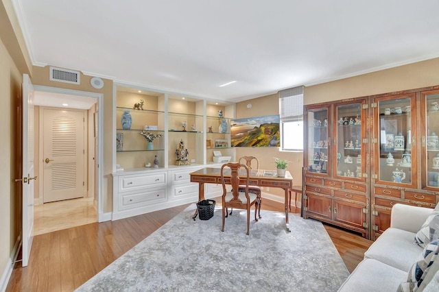 400 N Flagler Dr Unit 506, West Palm Beach, FL 33401 - office space with light wood finished floors and crown molding