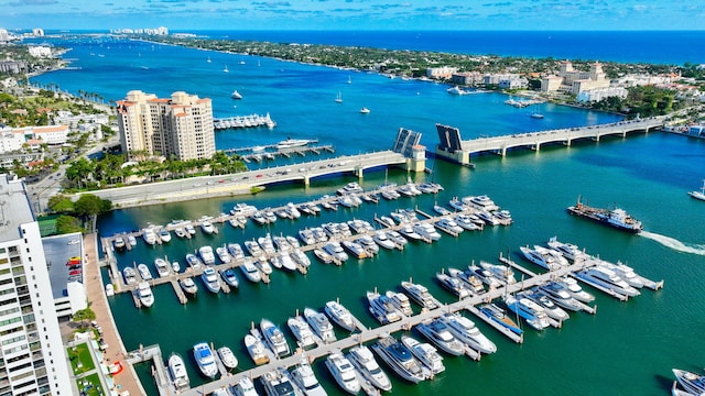 400 N Flagler Dr Unit 506, West Palm Beach, FL 33401 - view of urban area featuring a nearby body of water and numerous boat docks