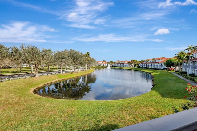 property view of water