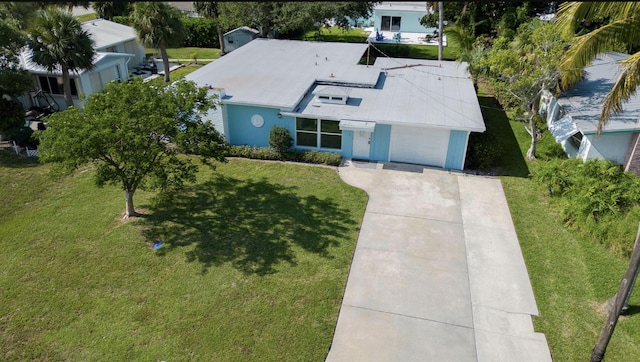 drone / aerial view