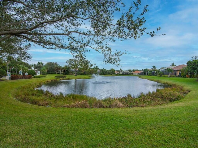 view of water feature