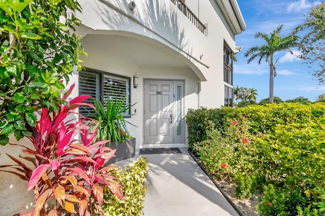 view of entrance to property