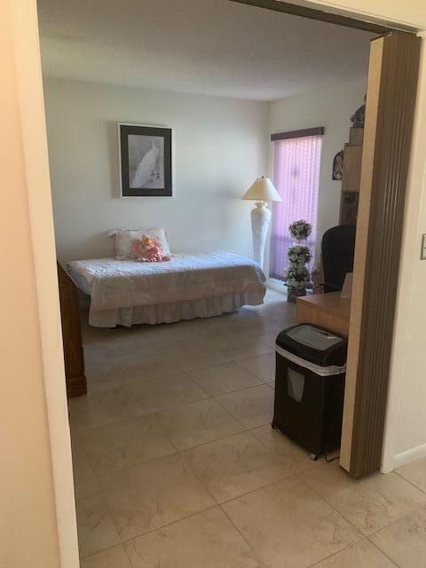 view of tiled bedroom