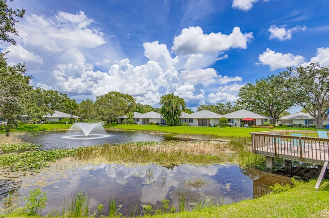 property view of water