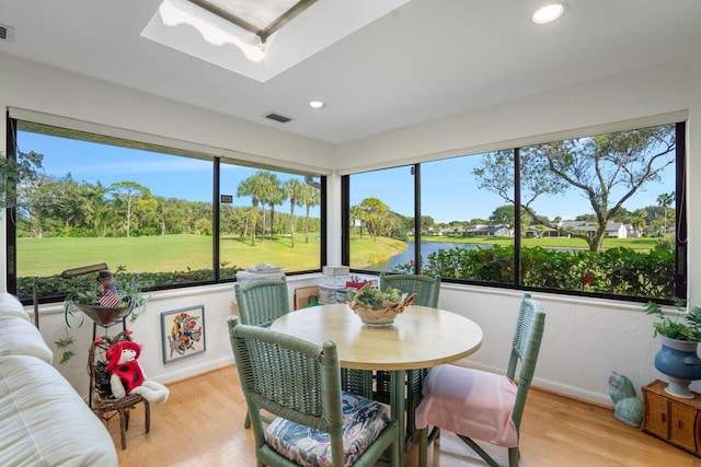 sunroom featuring a healthy amount of sunlight