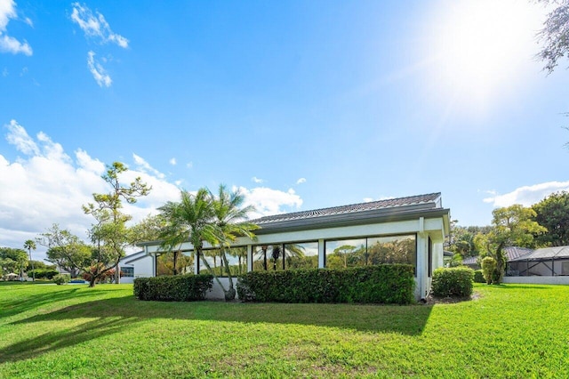 surrounding community featuring a lawn