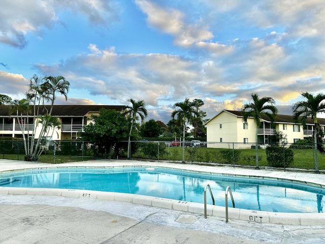 view of pool