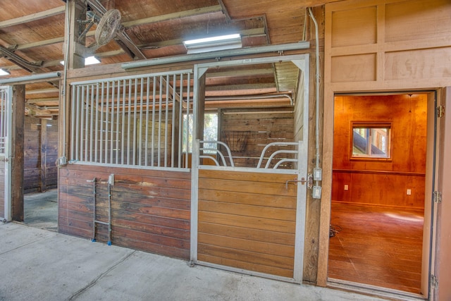 view of horse barn