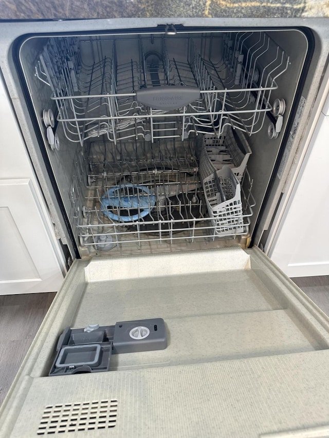 interior details with dishwasher