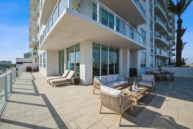 view of patio / terrace with outdoor lounge area