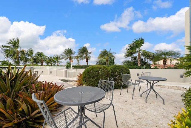 view of patio