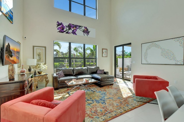 view of living room