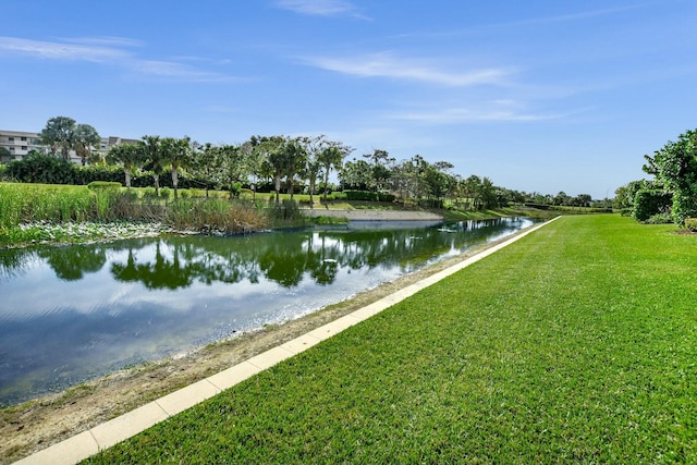 property view of water