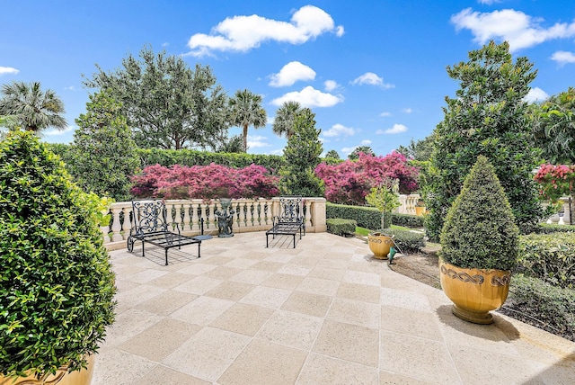 view of patio