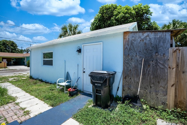 view of outbuilding