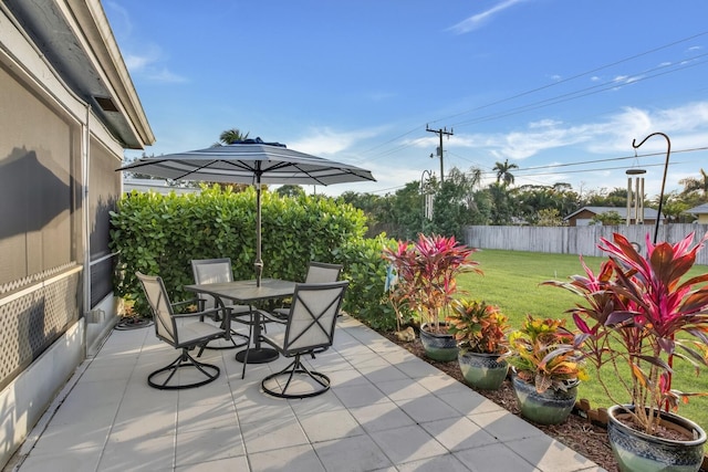 view of patio