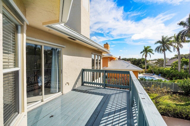 view of deck