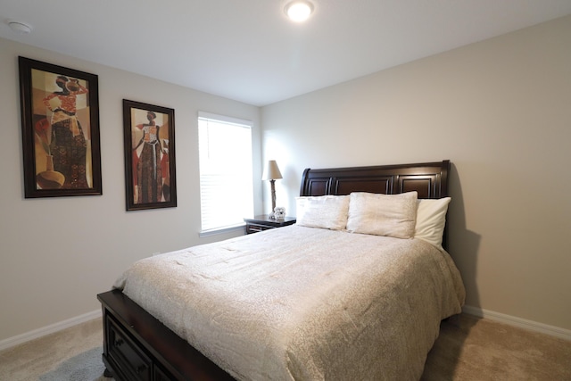 bedroom featuring carpet flooring