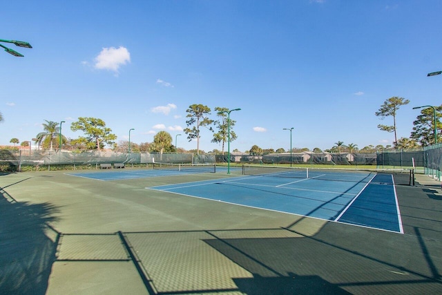 view of sport court